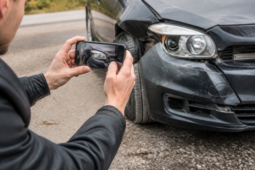 Step-by-step visual guide for Person for file insurance claim