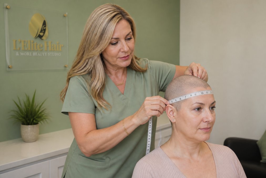 Step-by-step guide on measuring head circumference to ensure comfortable medical wigs fit properly