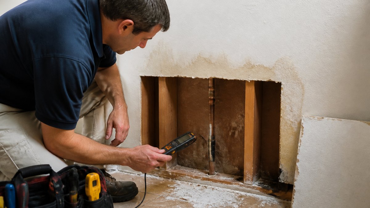 How to Find Hidden Water Leaks Behind Walls