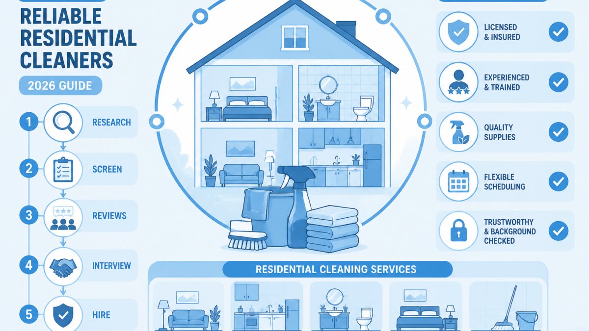How to Find Reliable Residential Cleaners: 2026 Guide