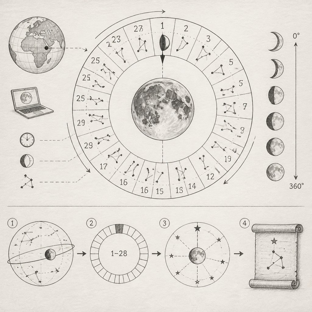 How to Find Your Natal Lunar Mansion