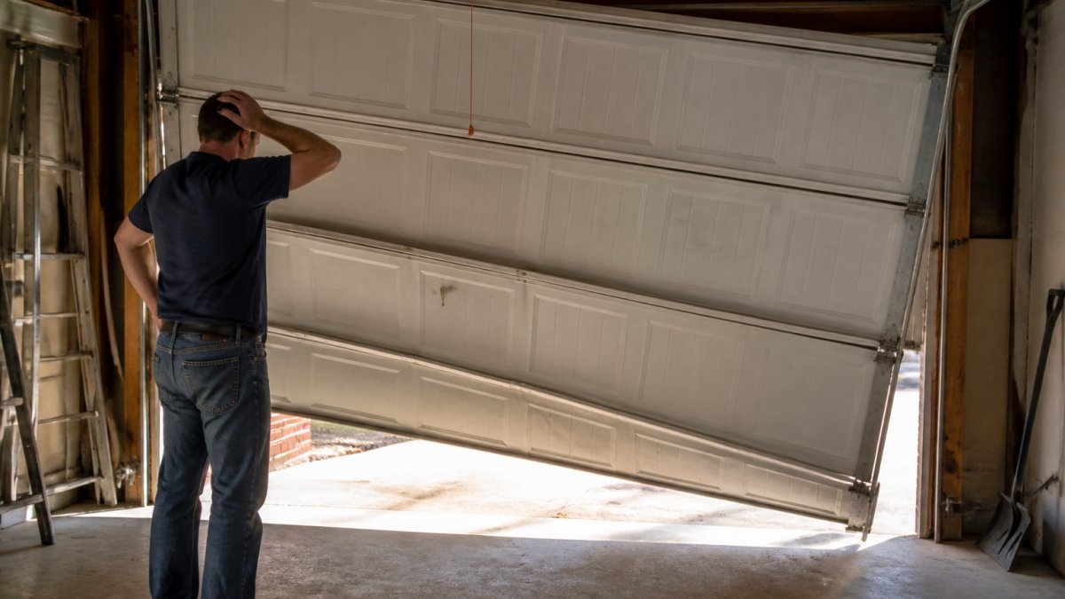 How to Fix a Garage Door That Is Stuck