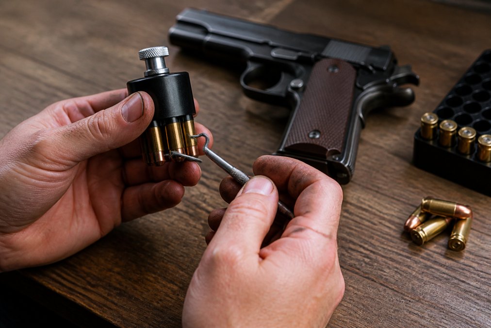 How to Fix a Jammed Pistol Speed Loader