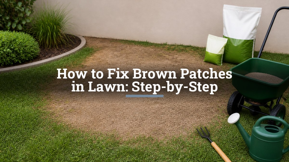 How to Fix Brown Patches in Lawn: Step-by-Step