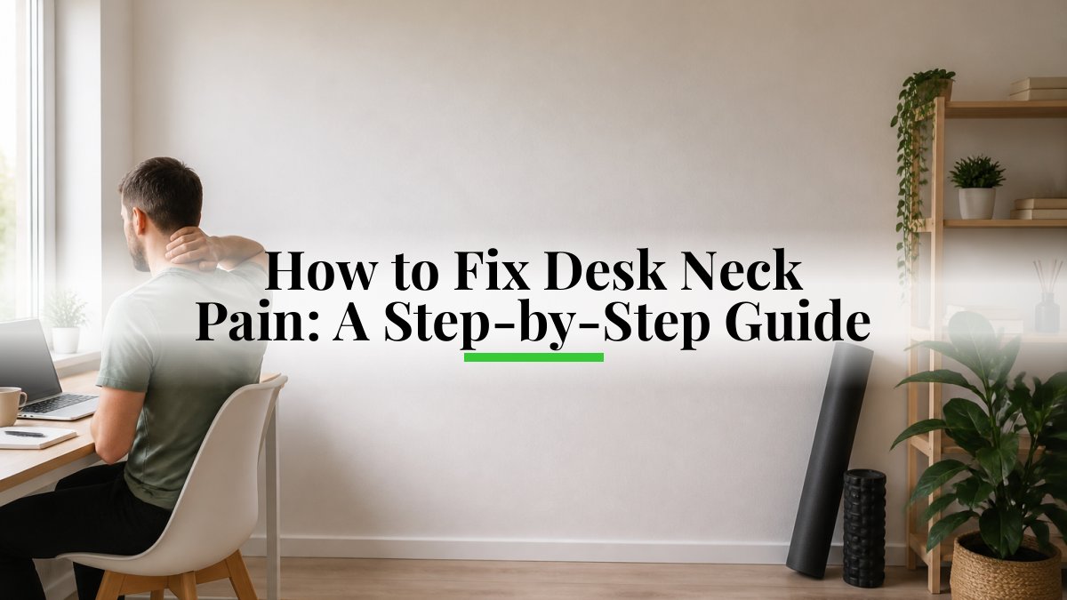 How to Fix Desk Neck Pain: A Step-by-Step Guide