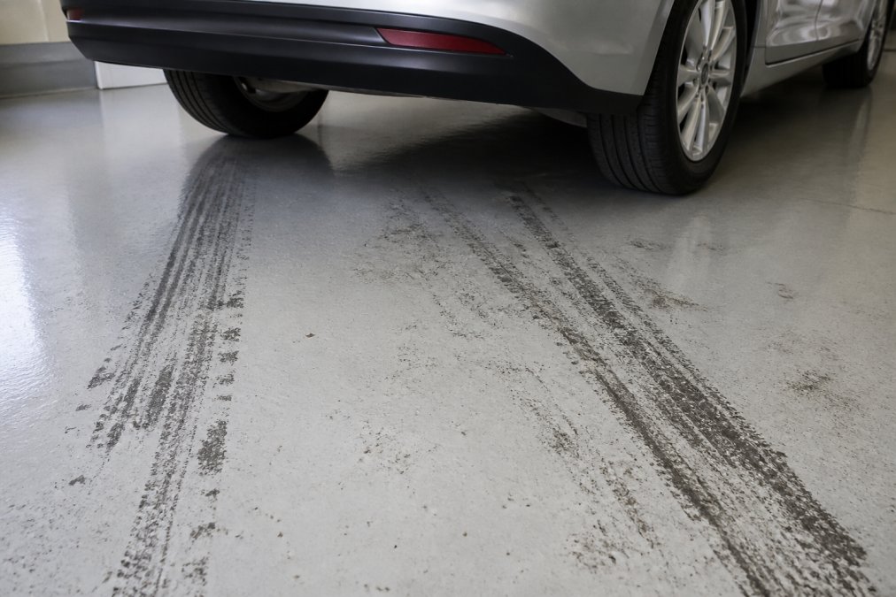 How to Fix Hot Tire Pickup on Epoxy Floors