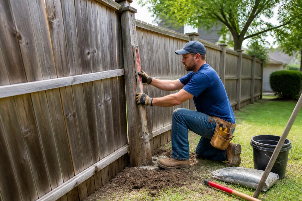 How to Fix Leaning Wood Fence Posts: 2026 Guide