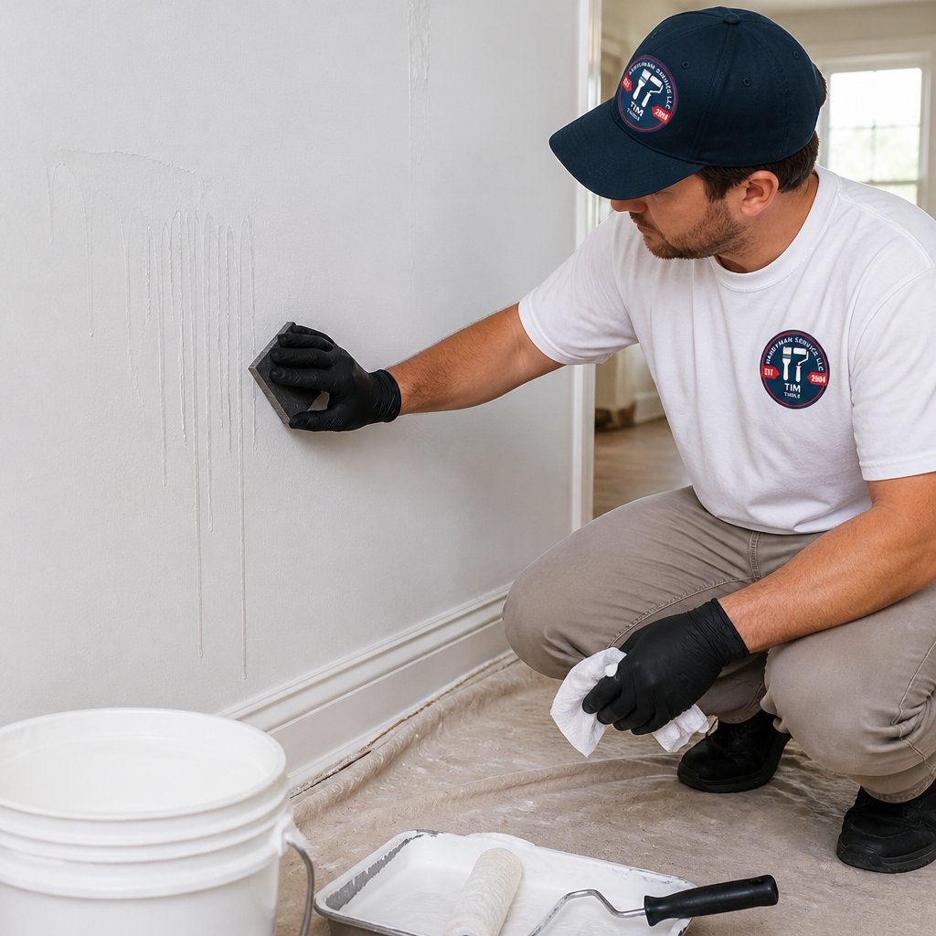 How to Fix Paint Drips on Walls: Step-by-Step