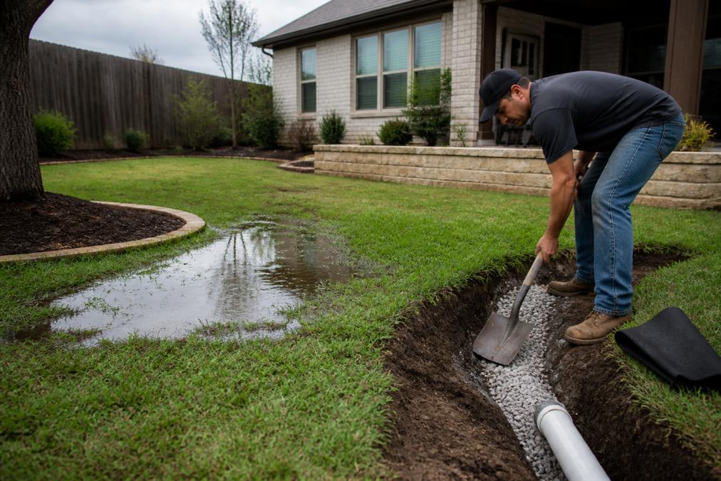 How to Fix Water Pooling in Backyard: 7 Solutions