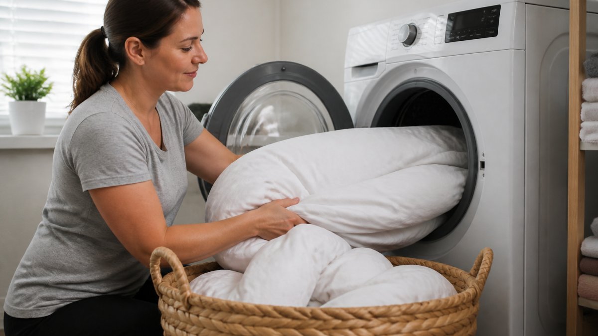 How to Fluff a Flat Comforter After Washing