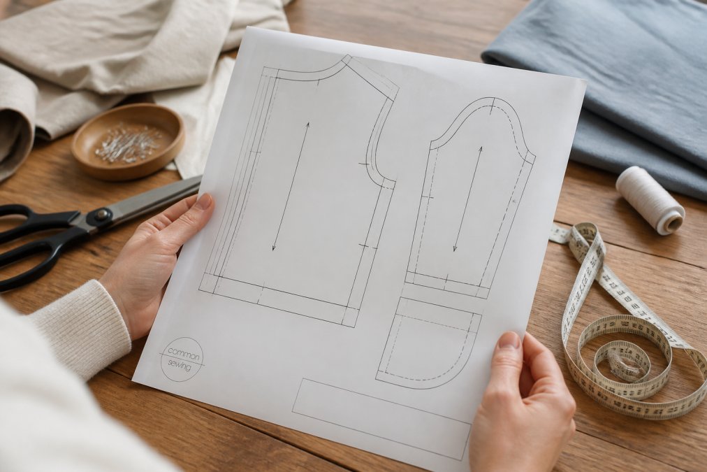 Step-by-step visual guide for Close for follow sewing patterns