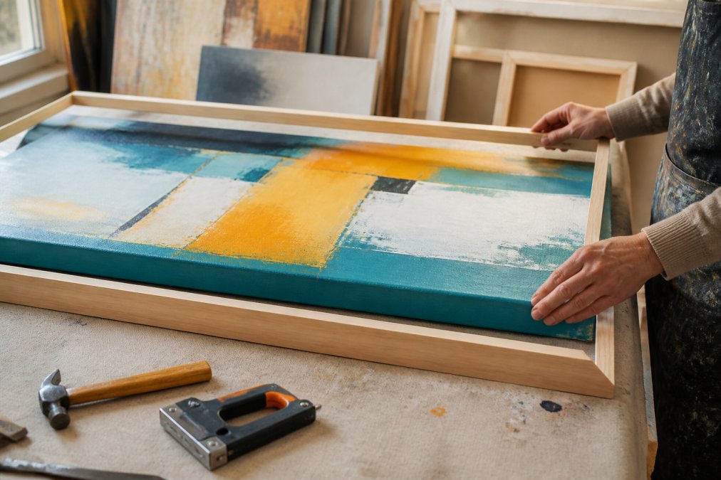 How to Frame Abstract Canvas Paintings: 2026 Guide