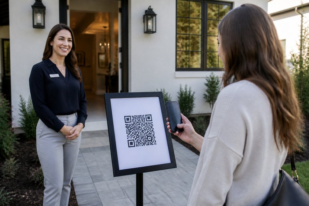 Professional illustration showing Real for generate real estate leads
