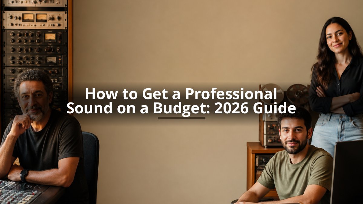 How to Get a Professional Sound on a Budget: 2026 Guide