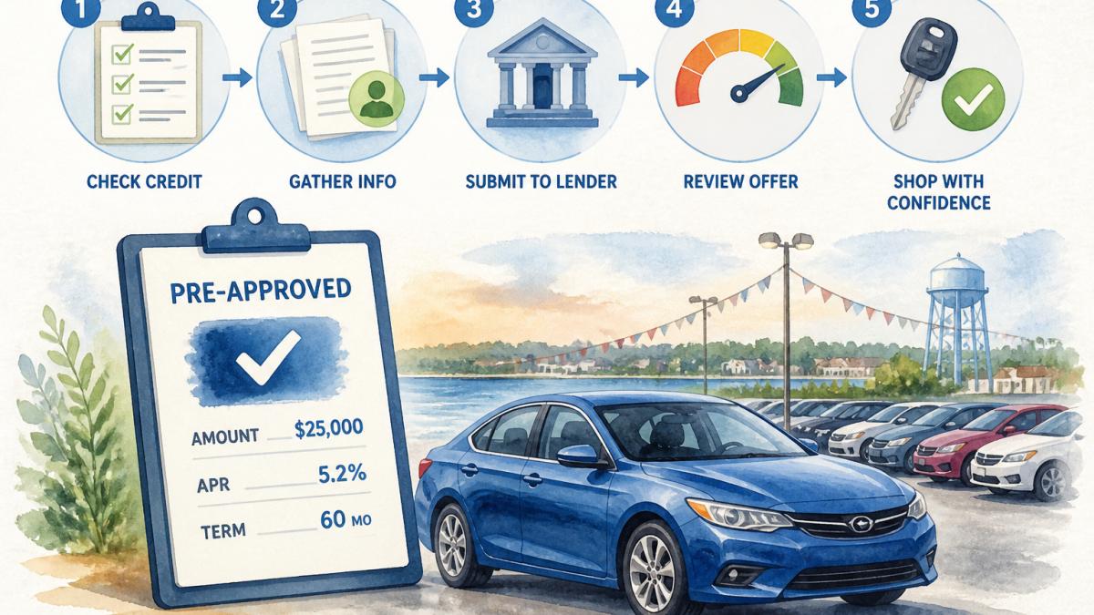 How to Get Pre-Approved for a Car in Toms River