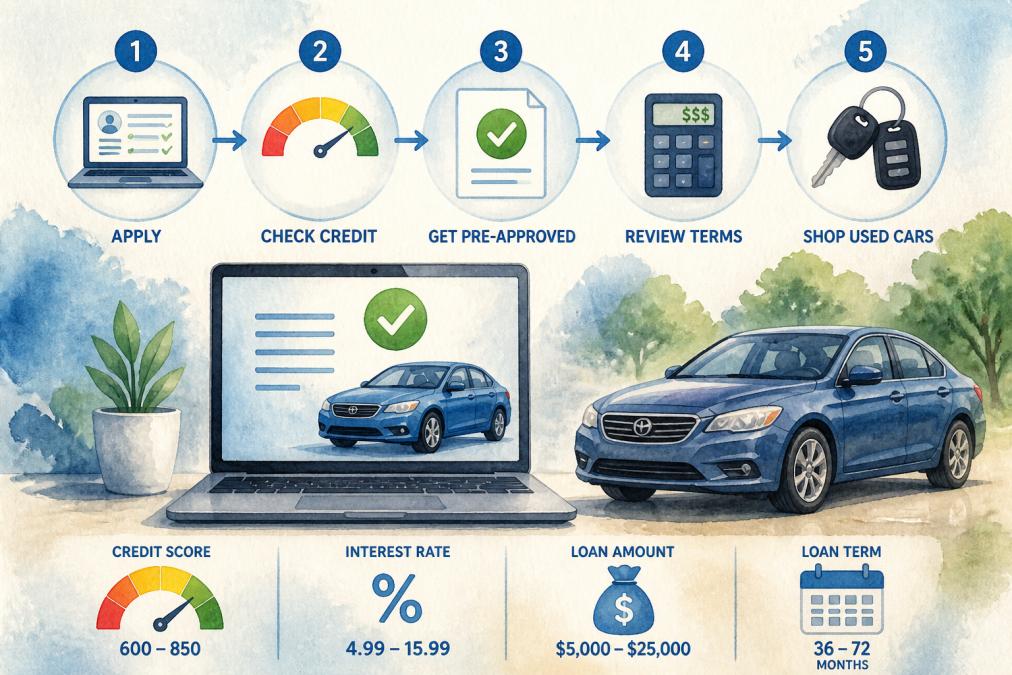 How to Get Pre-Approved for a Used Car Loan Online