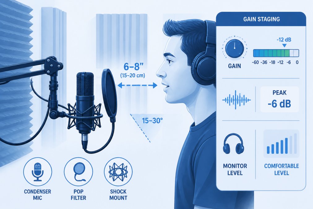 Professional illustration showing professional audio quality