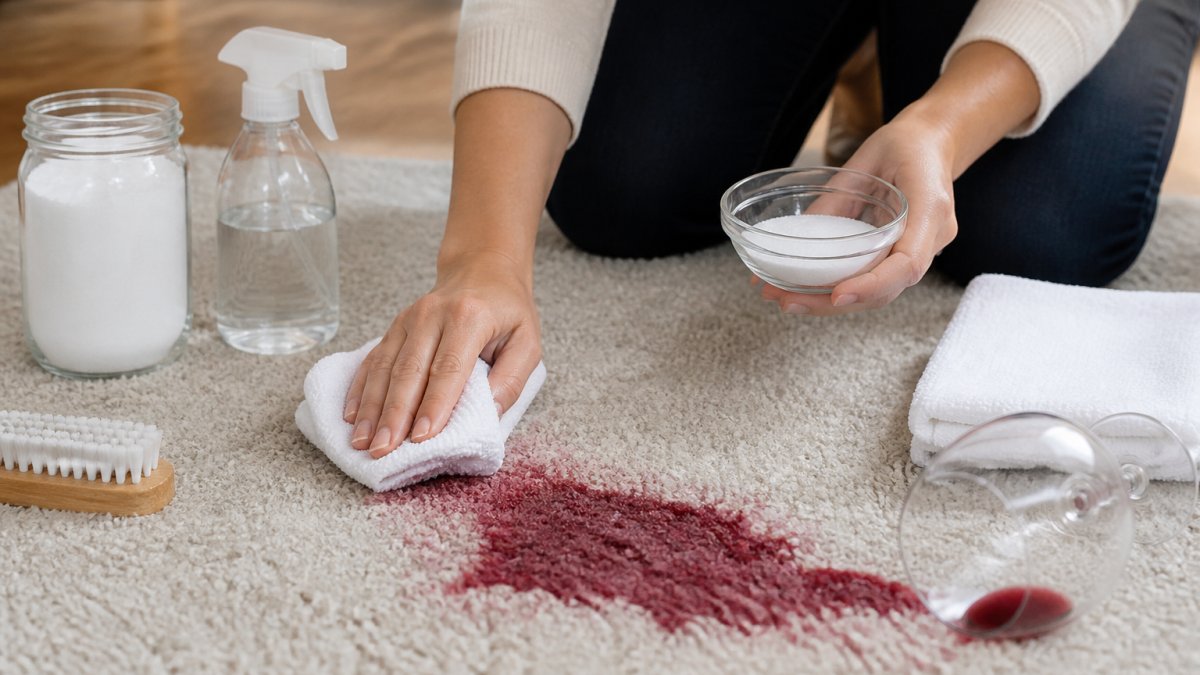 How to Get Wine Out of a Wool Rug: Step-by-Step
