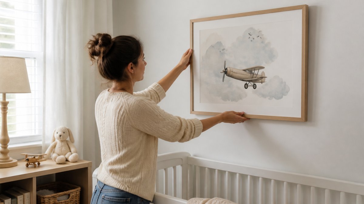 How to Hang Nursery Art Safely: A Step-by-Step Guide