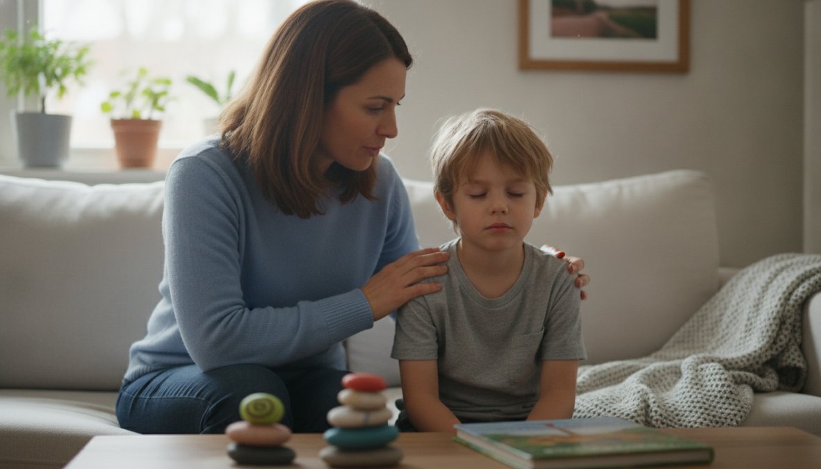 Visual roadmap for Parent for help child with anxiety