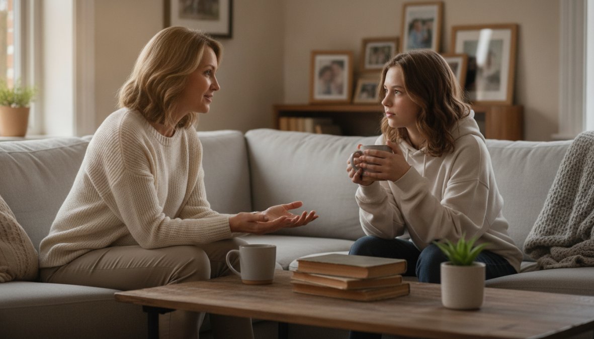 Step-by-step visual guide for how to help teenager with anxiety