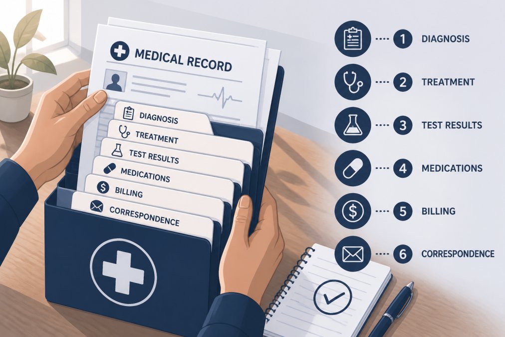 Professional illustration showing medical malpractice attorney