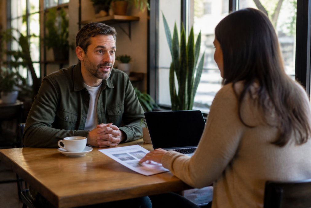 Steps for how to host a small workshop in a coffee shop by presenting a professional proposal to a cafe owner.