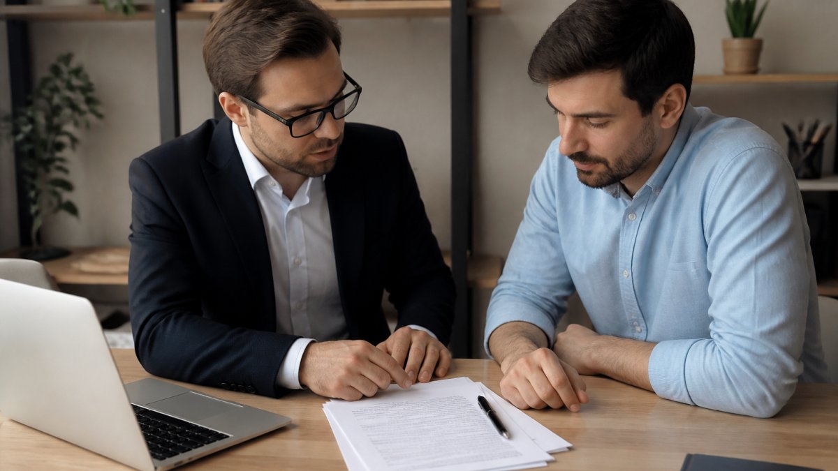 Infographic checklist for reviewing software development contracts before signing a project agreement.