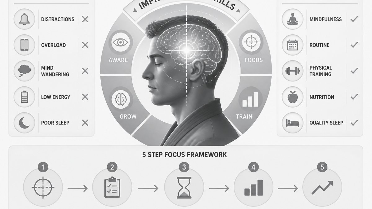 How to Improve Focus Skills: A 2026 Step-by-Step Guide