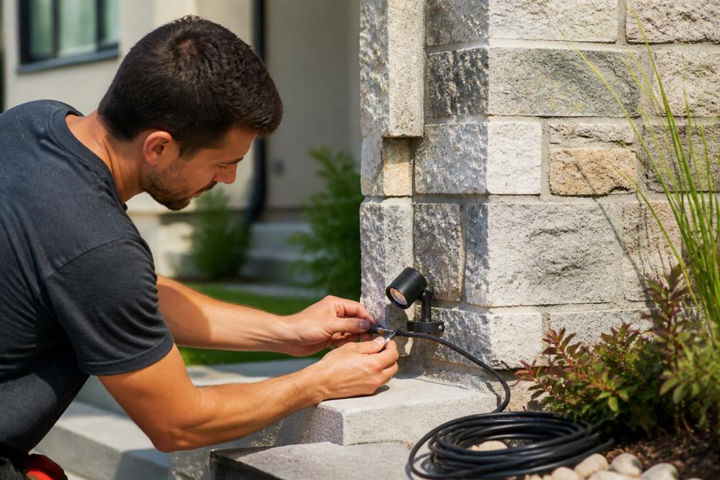 How to Install Low Voltage Facade Lighting