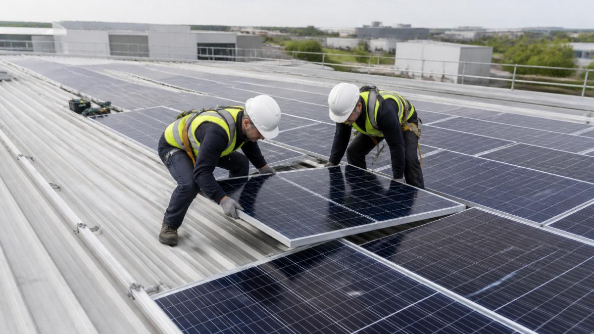 How to Install Solar Panels on Industrial Rooftops