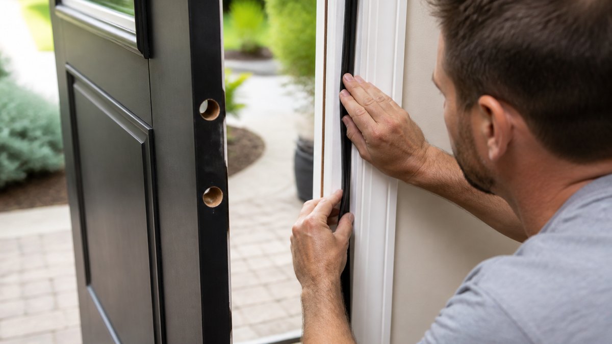 How to Install Weatherstripping on Entry Doors