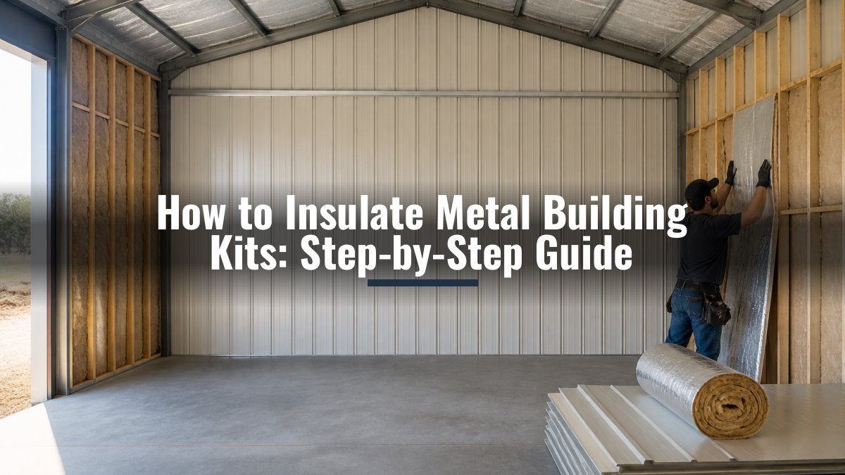 How to Insulate Metal Building Kits: Step-by-Step Guide