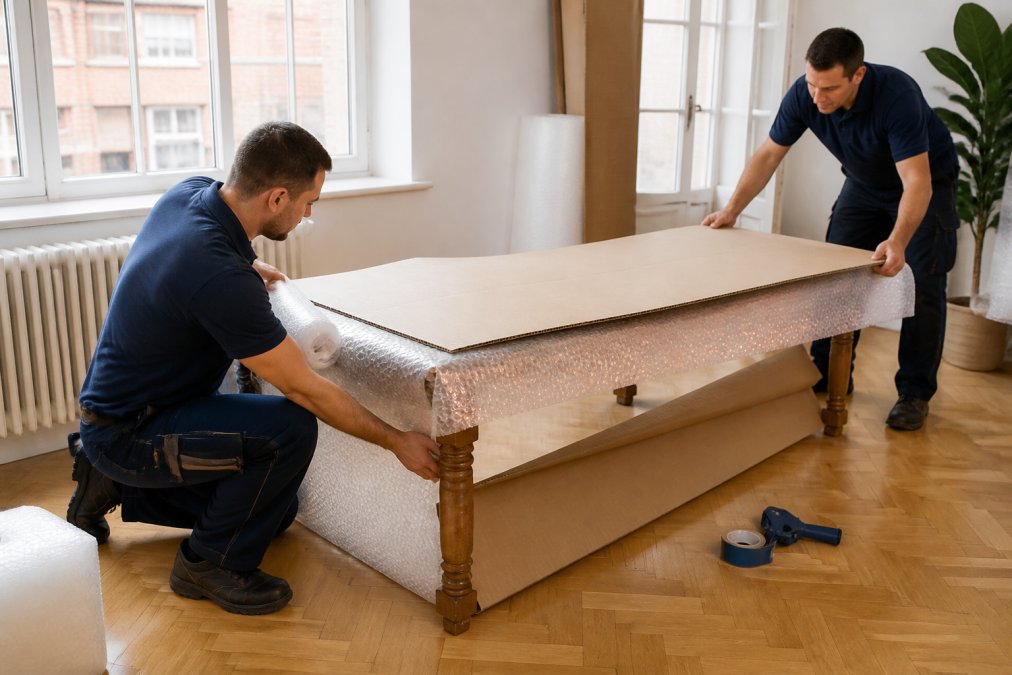 Step-by-step guide to packing and how to insure fragile furniture for safe courier delivery