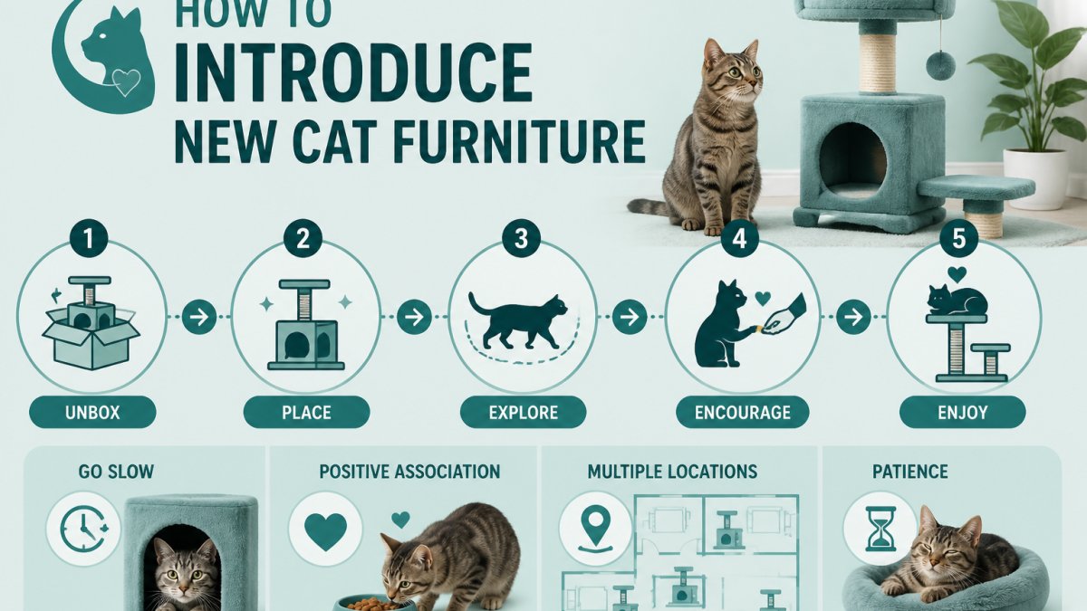 How to Introduce New Cat Furniture: A Step-by-Step Guide