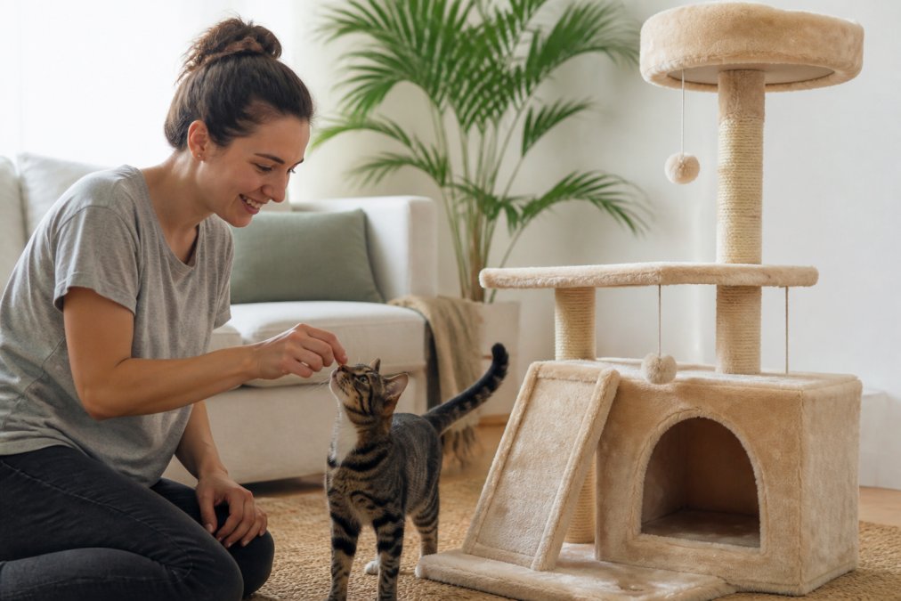 How to Introduce New Pet Furniture to Cats