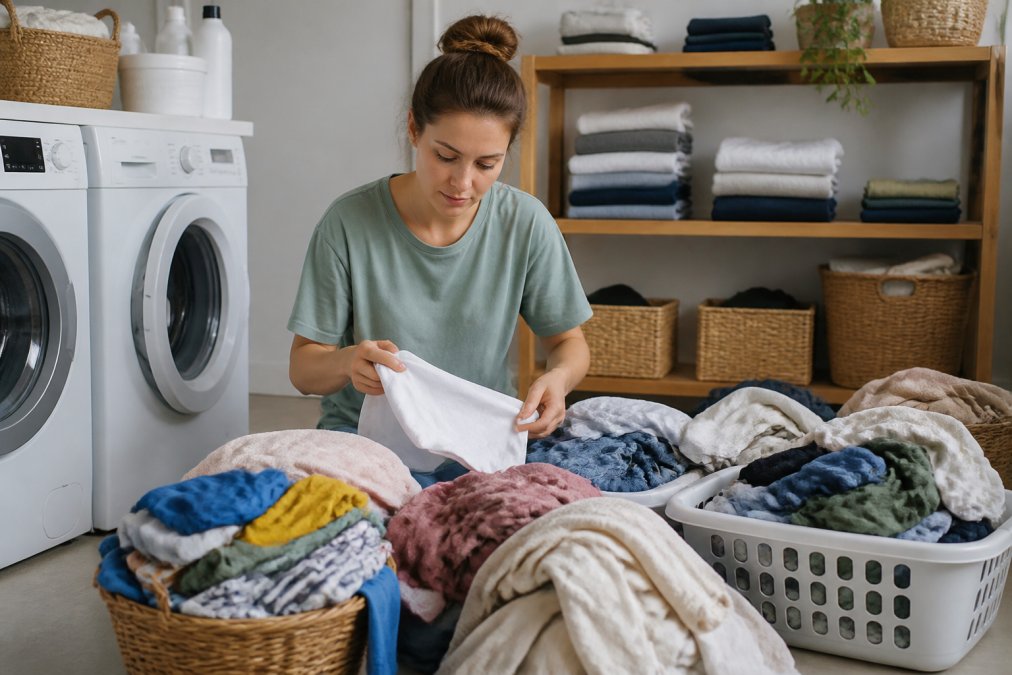 How to Keep Up With Laundry Piles: A Practical System