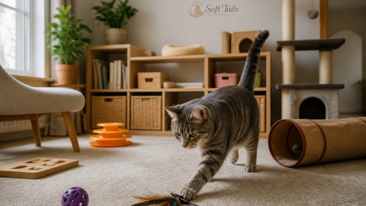 How to Keep Your Cat Entertained Indoors All Day