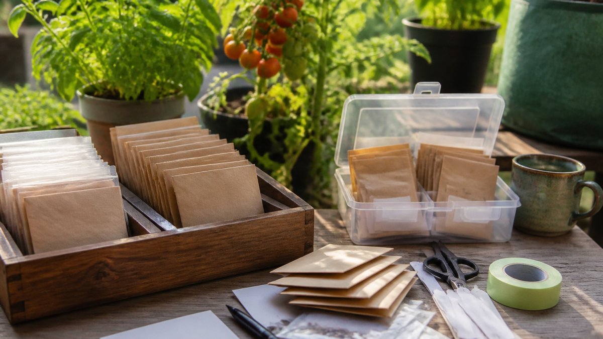 How to Label and Organize Seed Packets