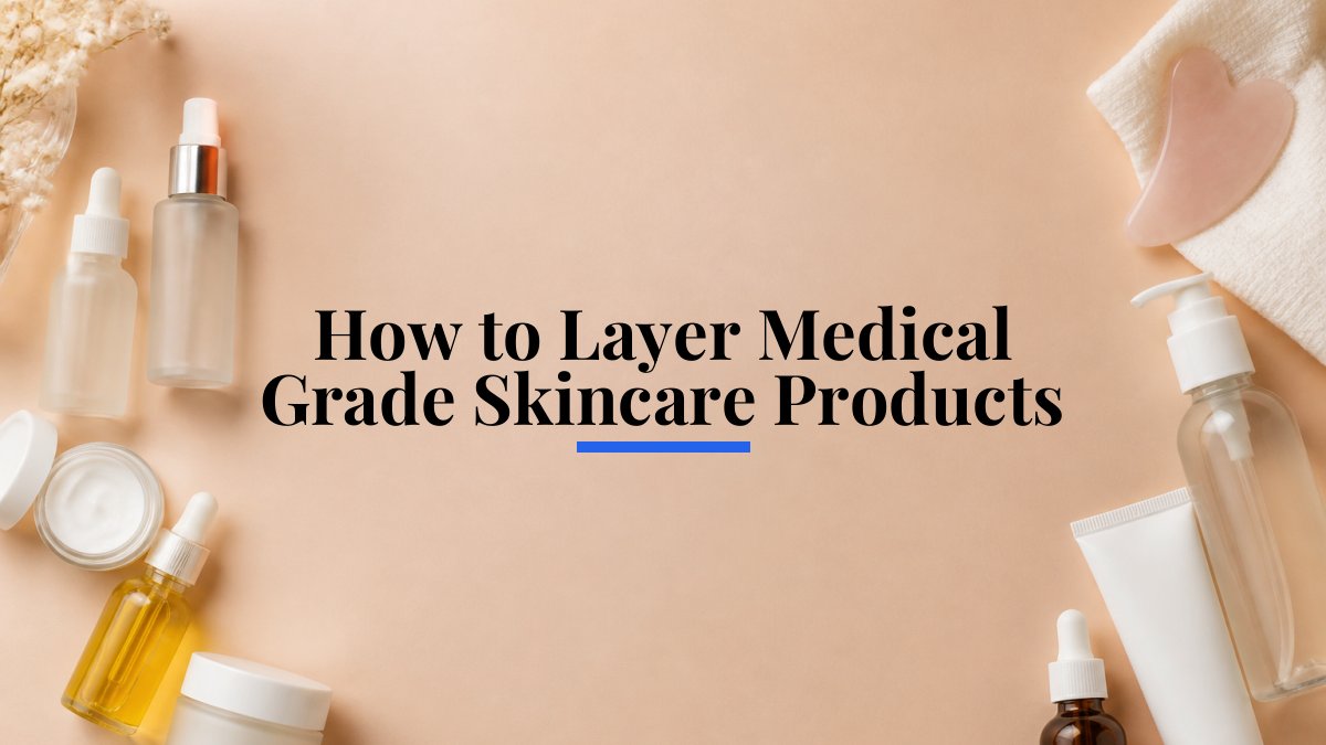 How to Layer Medical Grade Skincare Products