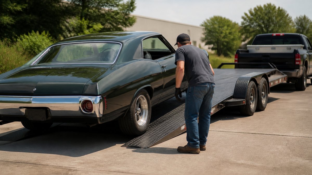 How to Load a Car Onto a Trailer Safely: Step-by-Step