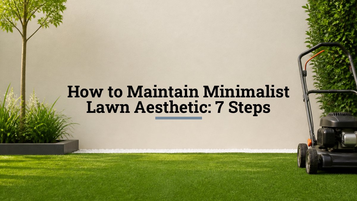 How to Maintain Minimalist Lawn Aesthetic: 7 Steps