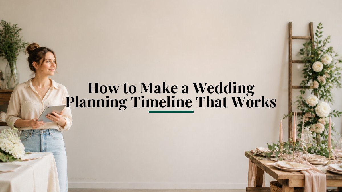 How to Make a Wedding Planning Timeline That Works