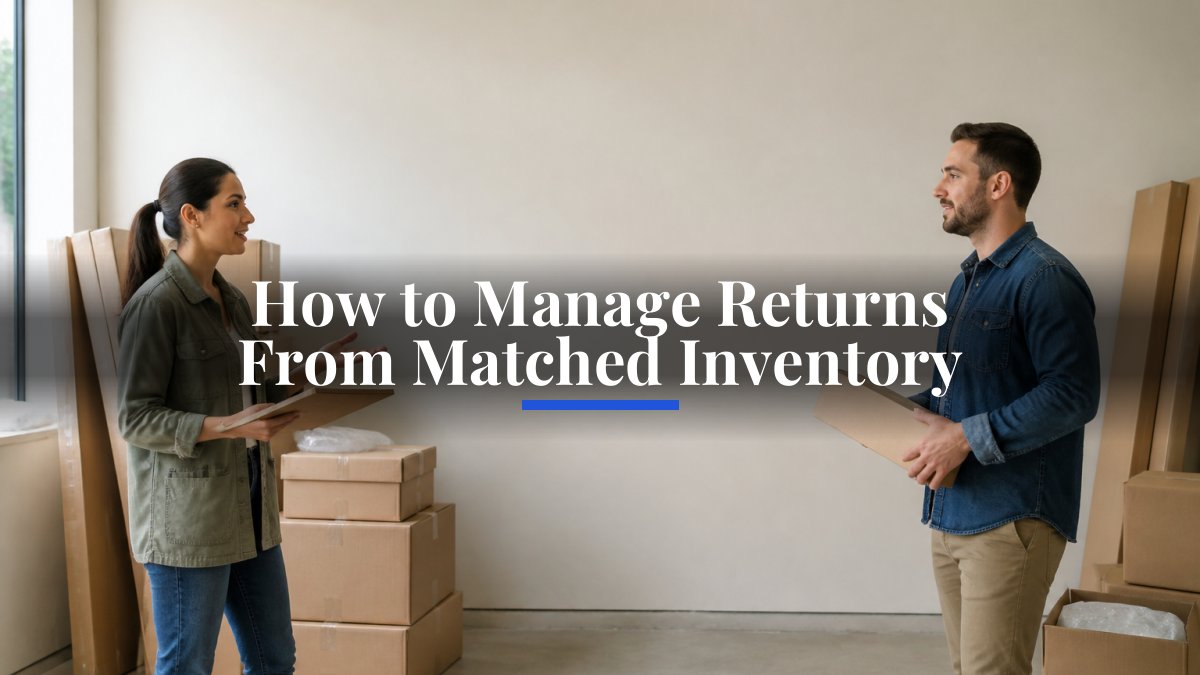 How to Manage Returns From Matched Inventory