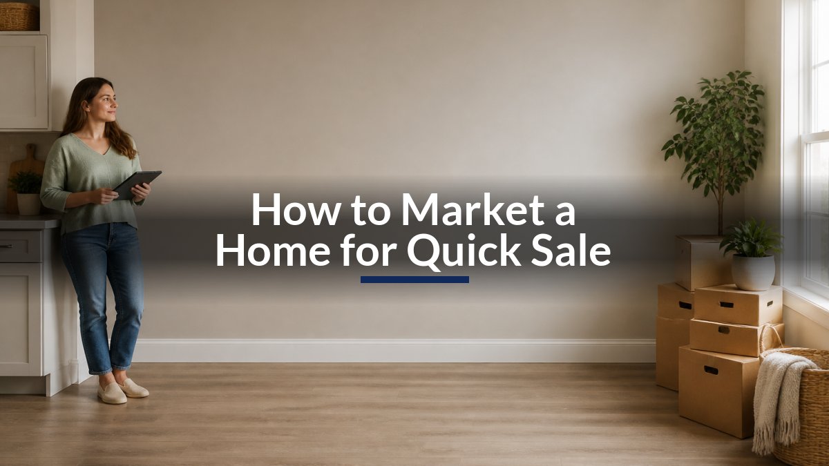 How to Market a Home for Quick Sale