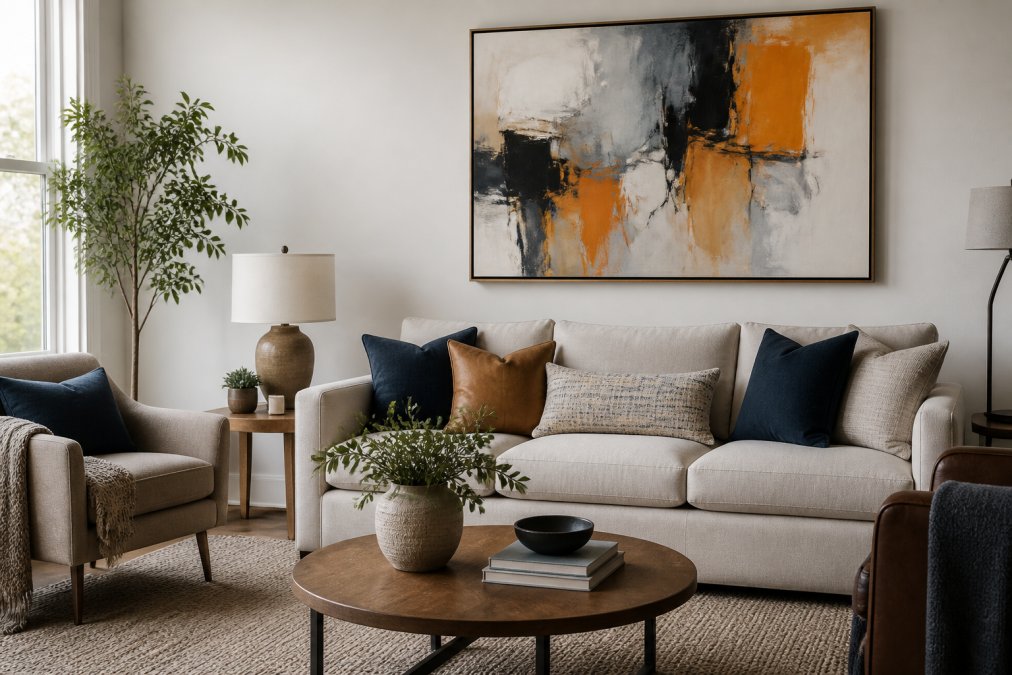 How to Match Abstract Art with Furniture: 2026 Guide