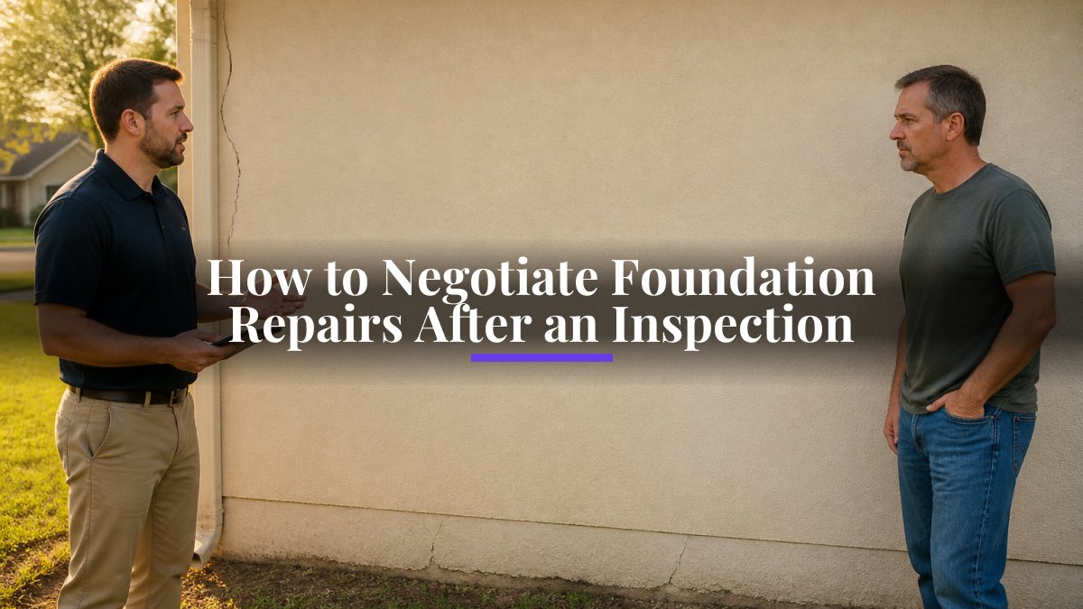 How to Negotiate Foundation Repairs After an Inspection