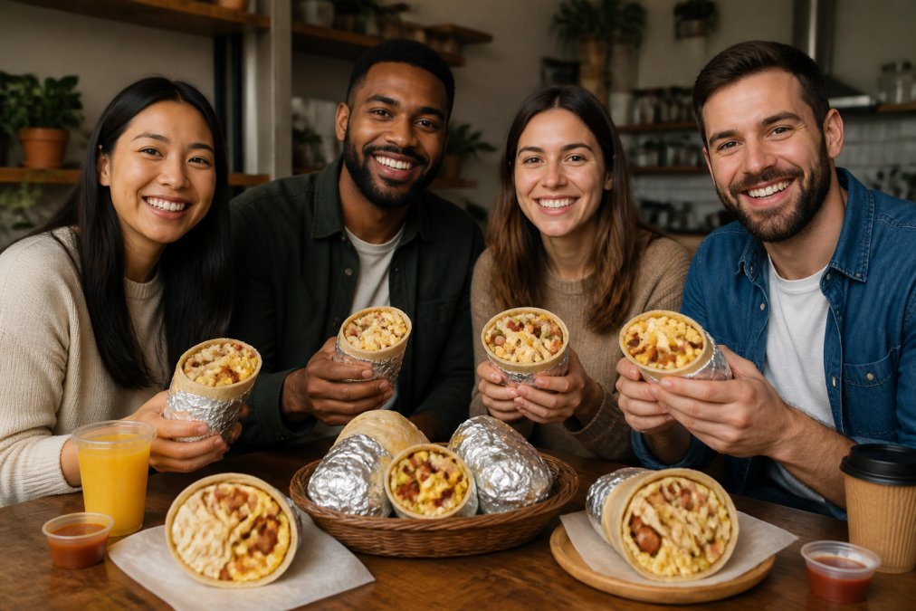 How to Order Large Breakfast Burritos for Delivery