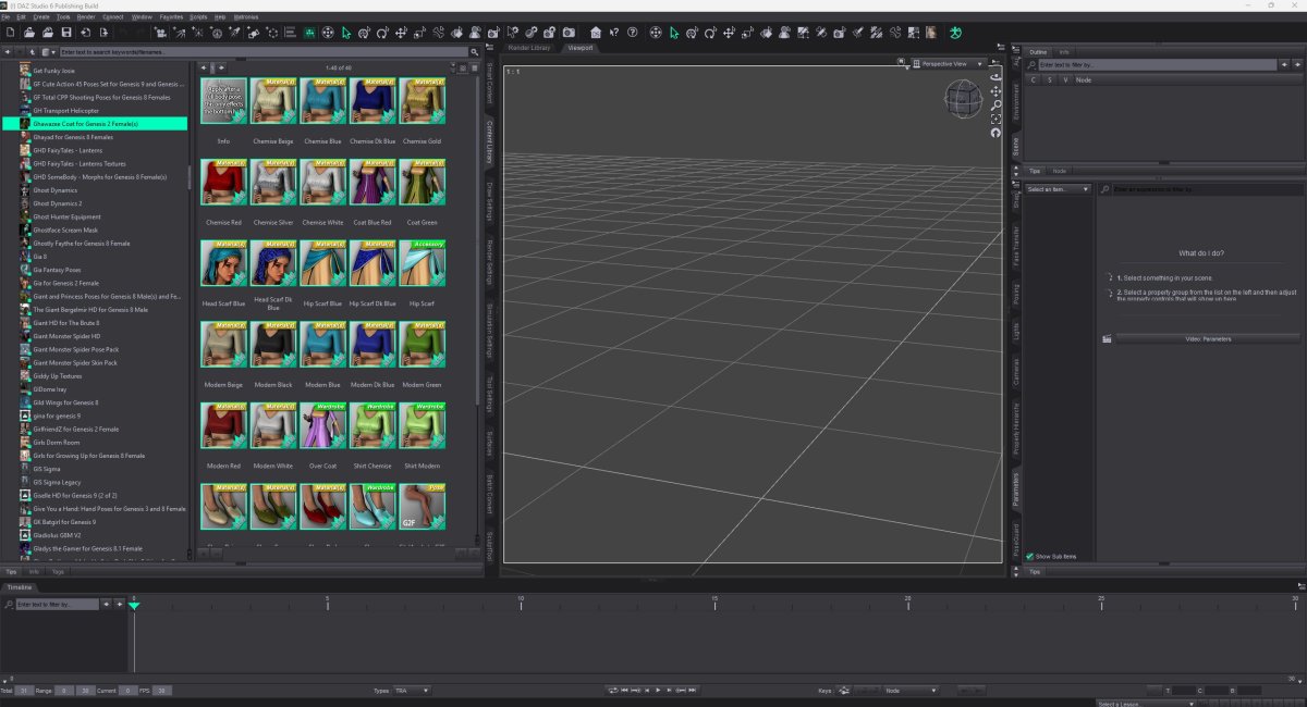 A clean, well-structured Content Library makes finding assets for your next 3D scene fast and seamless.