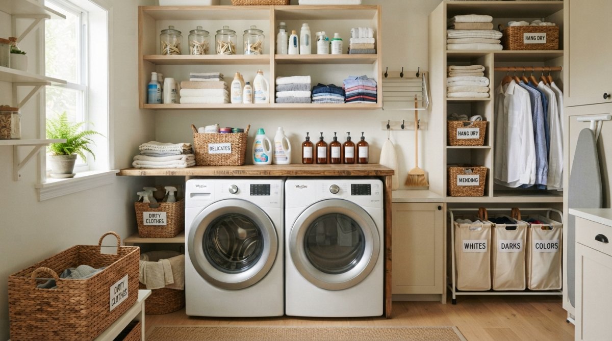 How to Organize Laundry Room: 7 Practical Steps